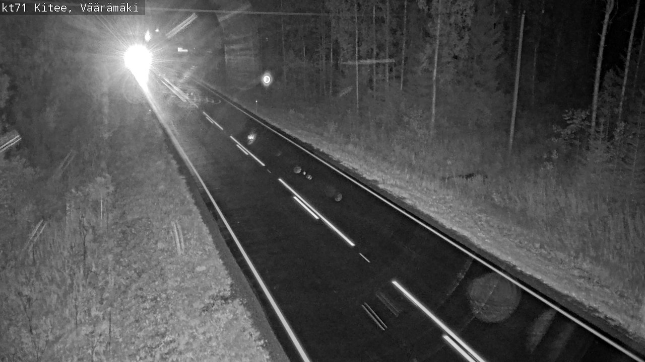 Kelikamerat Kuva Tie 71 Kitee, Väärämäki, Kitee, Pohjois-Karjala