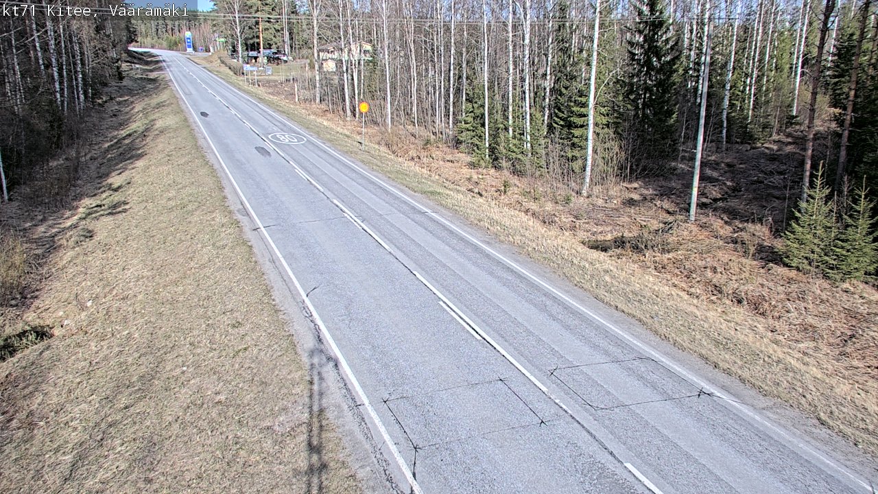 Kelikamerat Kuva Tie 71 Kitee, Väärämäki, Kitee, Pohjois-Karjala