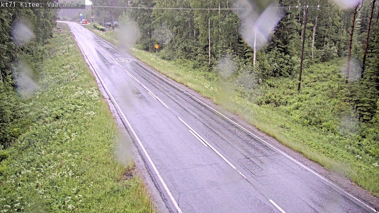 Kelikamerat Kuva Tie 71 Kitee, Väärämäki, Kitee, Pohjois-Karjala