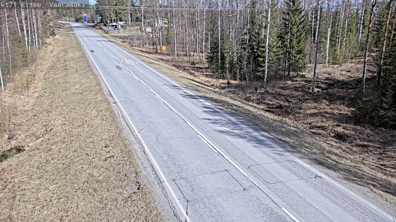 Kelikamerat Kuva Tie 71 Kitee, Väärämäki, Kitee, Pohjois-Karjala