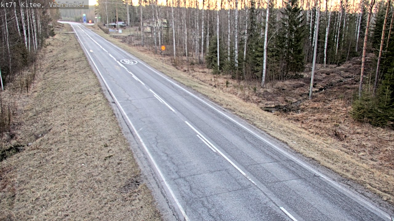 Kelikamerat Kuva Tie 71 Kitee, Väärämäki, Kitee, Pohjois-Karjala