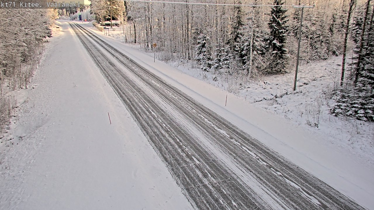 Weather Camera Image Road 71 Väärämäki, Kitee, Pohjois-Karjala