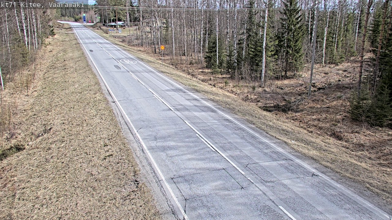 Kelikamerat Kuva Tie 71 Kitee, Väärämäki, Kitee, Pohjois-Karjala