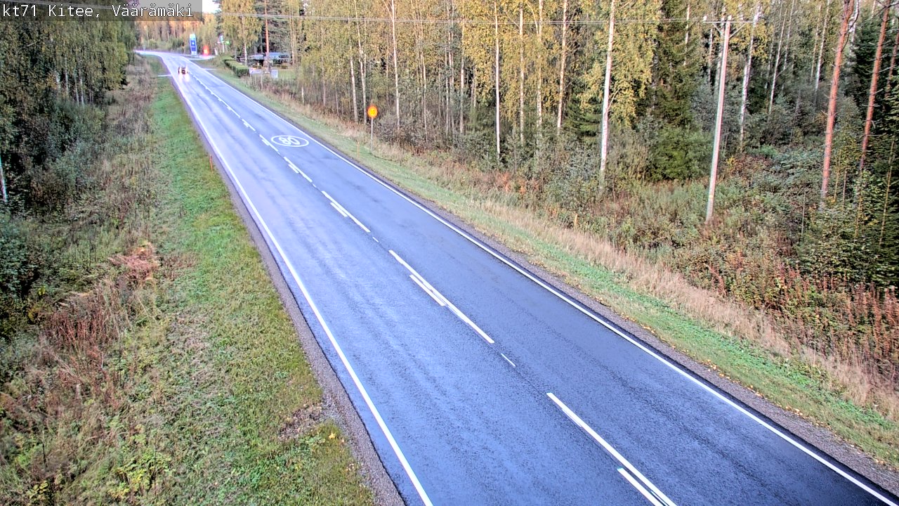 Kelikamerat Kuva Tie 71 Kitee, Väärämäki, Kitee, Pohjois-Karjala