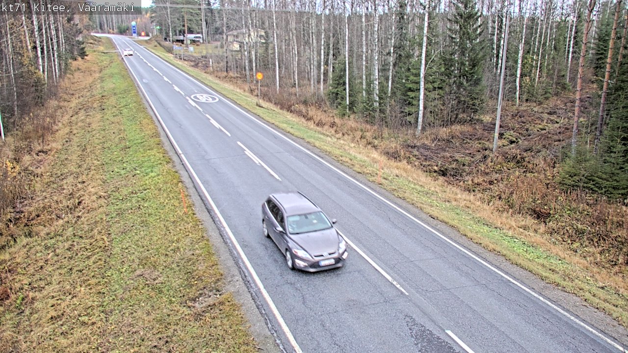 Kelikamerat Kuva Tie 71 Kitee, Väärämäki, Kitee, Pohjois-Karjala