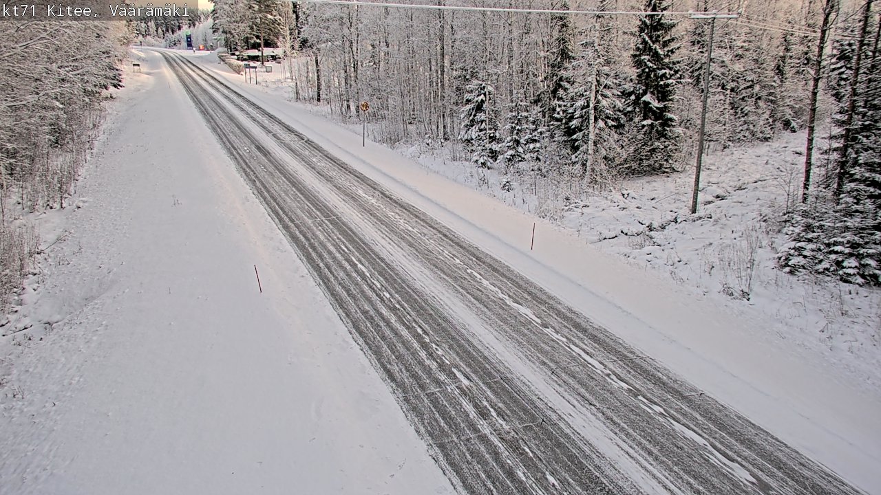 Weather Camera Image Road 71 Väärämäki, Kitee, Pohjois-Karjala
