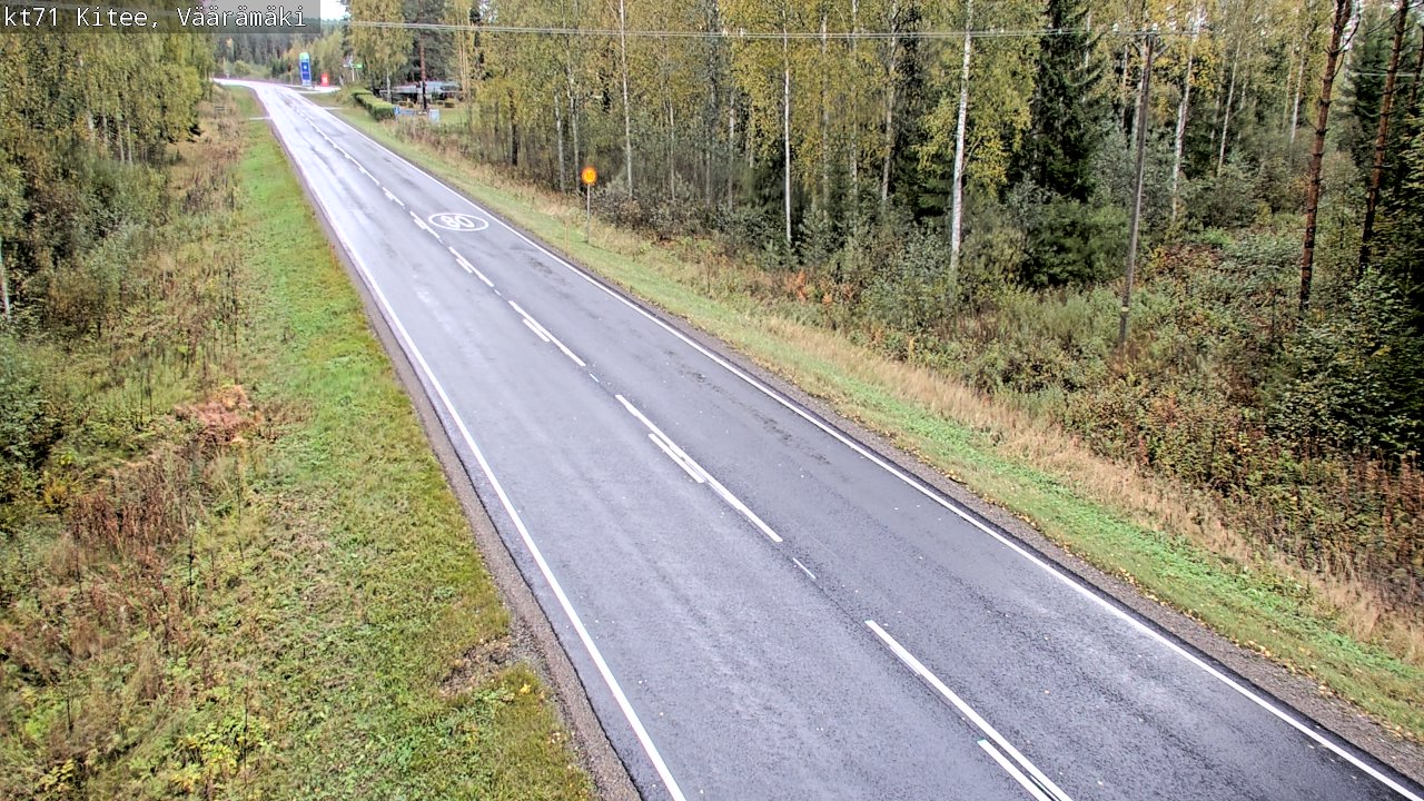 Weather Camera Image Road 71 Väärämäki, Kitee, Pohjois-Karjala