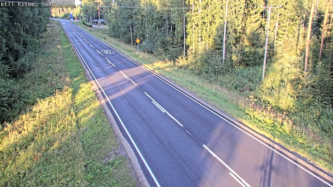 Kelikamerat Kuva Tie 71 Kitee, Väärämäki, Kitee, Pohjois-Karjala