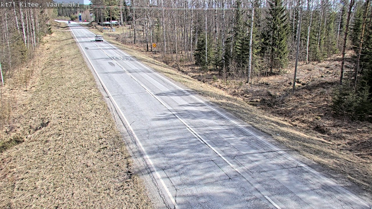 Kelikamerat Kuva Tie 71 Kitee, Väärämäki, Kitee, Pohjois-Karjala