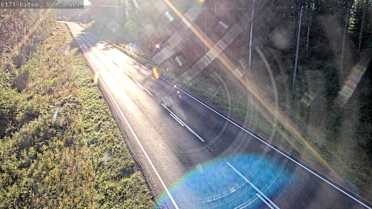 Weather Camera Image Road 71 Väärämäki, Kitee, Pohjois-Karjala