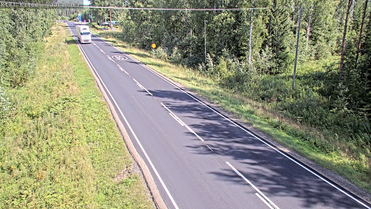 Kelikamerat Kuva Tie 71 Kitee, Väärämäki, Kitee, Pohjois-Karjala