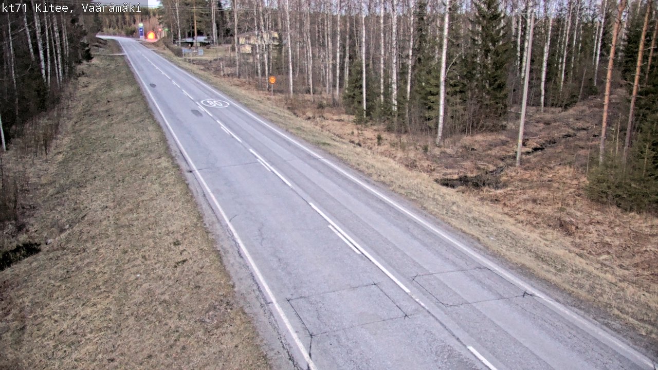 Kelikamerat Kuva Tie 71 Kitee, Väärämäki, Kitee, Pohjois-Karjala