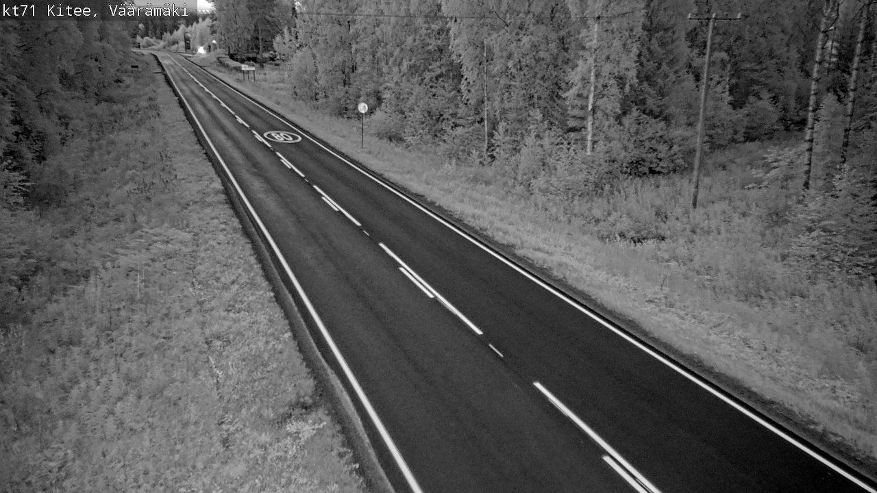 Kelikamerat Kuva Tie 71 Kitee, Väärämäki, Kitee, Pohjois-Karjala
