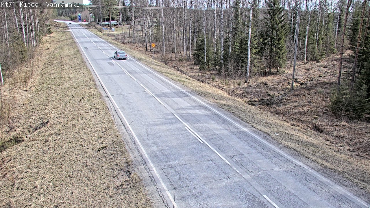 Kelikamerat Kuva Tie 71 Kitee, Väärämäki, Kitee, Pohjois-Karjala