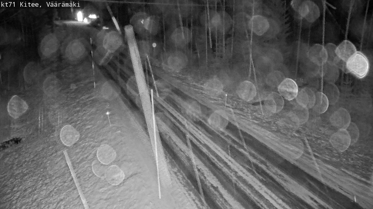 Weather Camera Image Väg 71 Väärämäki, Kitee, Pohjois-Karjala
