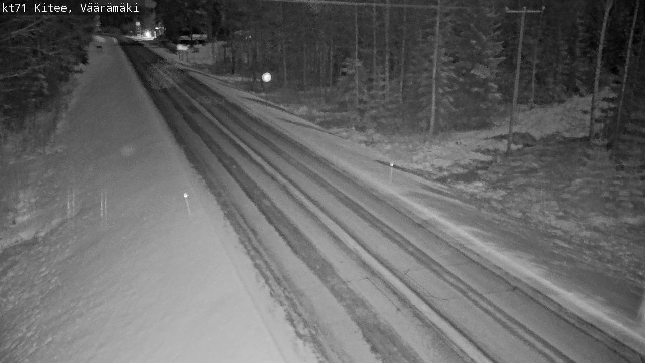 Kelikamerat Kuva Tie 71 Kitee, Väärämäki, Kitee, Pohjois-Karjala