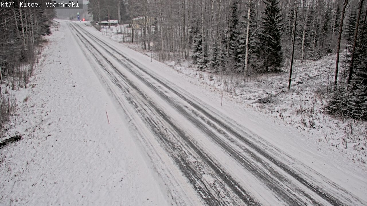 Weather Camera Image Väg 71 Väärämäki, Kitee, Pohjois-Karjala