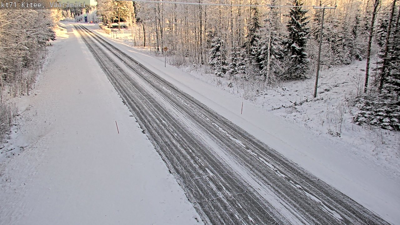 Weather Camera Image Road 71 Väärämäki, Kitee, Pohjois-Karjala