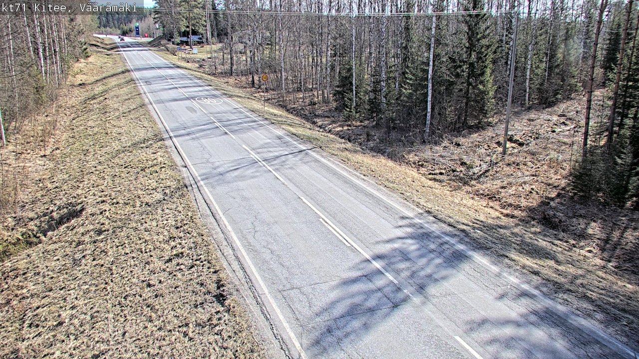 Kelikamerat Kuva Tie 71 Kitee, Väärämäki, Kitee, Pohjois-Karjala