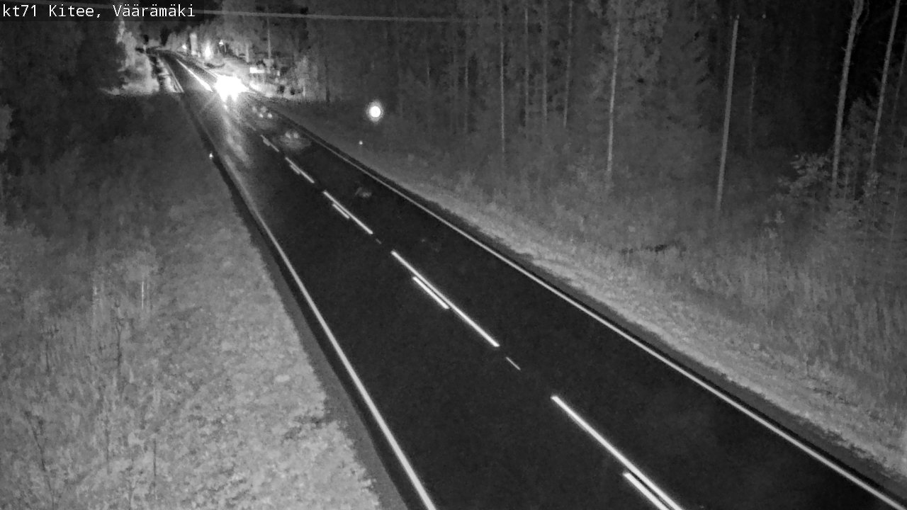 Kelikamerat Kuva Tie 71 Kitee, Väärämäki, Kitee, Pohjois-Karjala