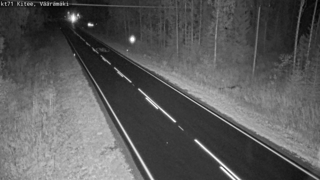 Kelikamerat Kuva Tie 71 Kitee, Väärämäki, Kitee, Pohjois-Karjala
