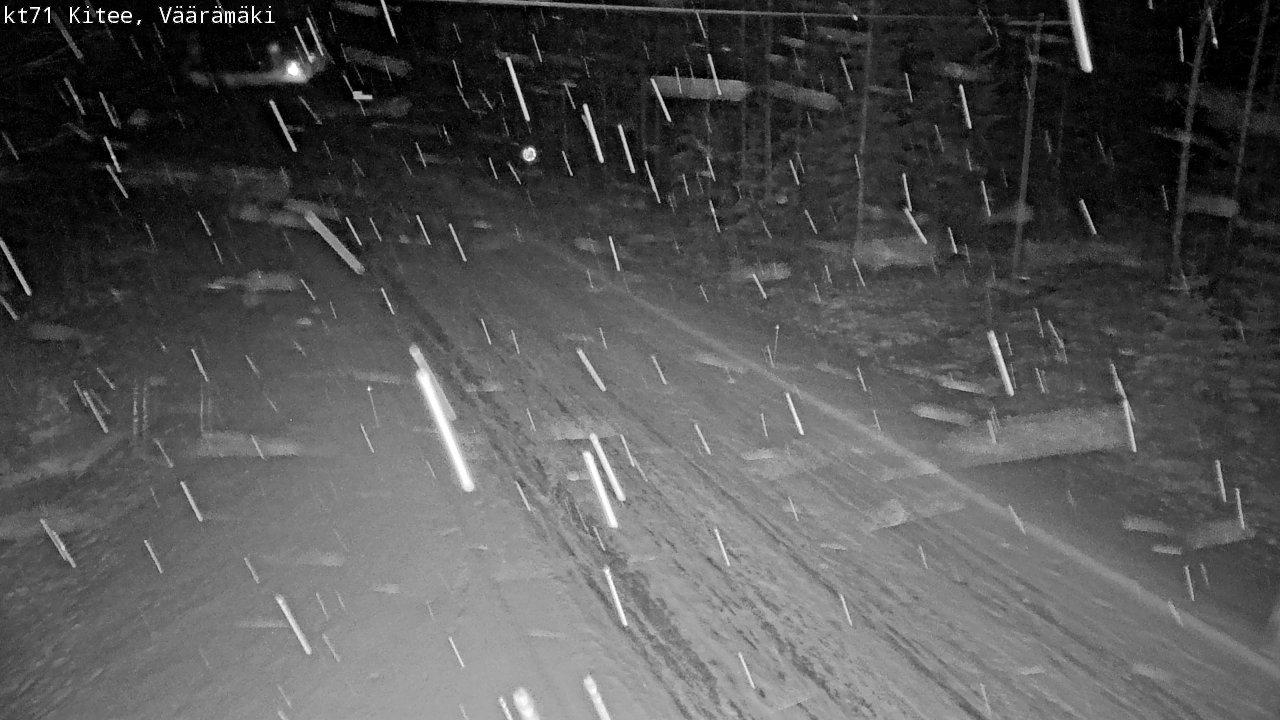 Kelikamerat Kuva Tie 71 Kitee, Väärämäki, Kitee, Pohjois-Karjala