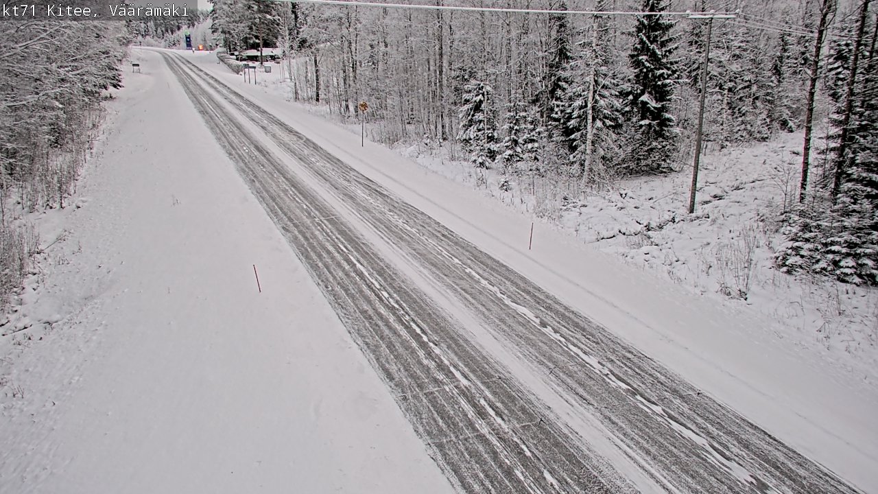 Kelikamerat Kuva Tie 71 Kitee, Väärämäki, Kitee, Pohjois-Karjala