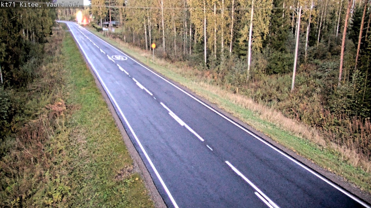 Kelikamerat Kuva Tie 71 Kitee, Väärämäki, Kitee, Pohjois-Karjala