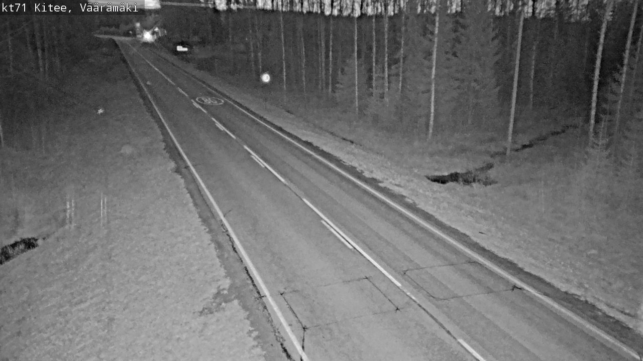 Weather Camera Image Väg 71 Väärämäki, Kitee, Pohjois-Karjala