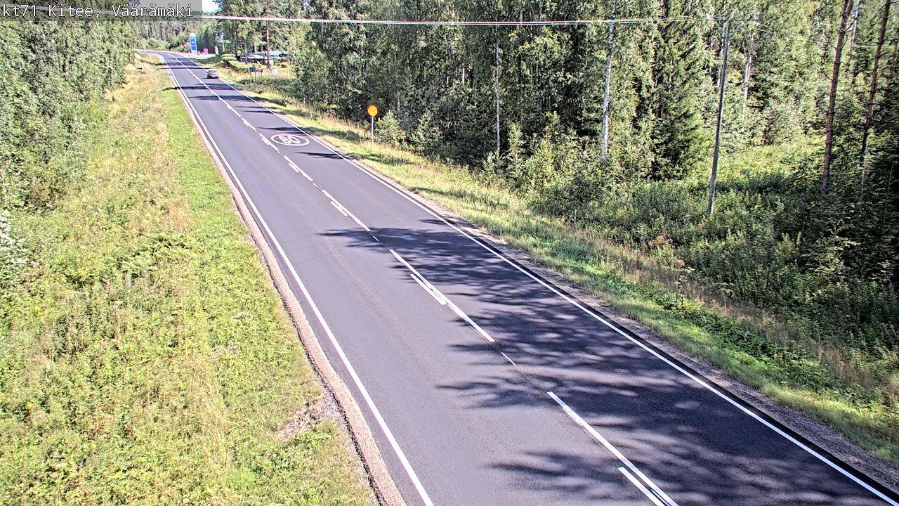 Kelikamerat Kuva Tie 71 Kitee, Väärämäki, Kitee, Pohjois-Karjala