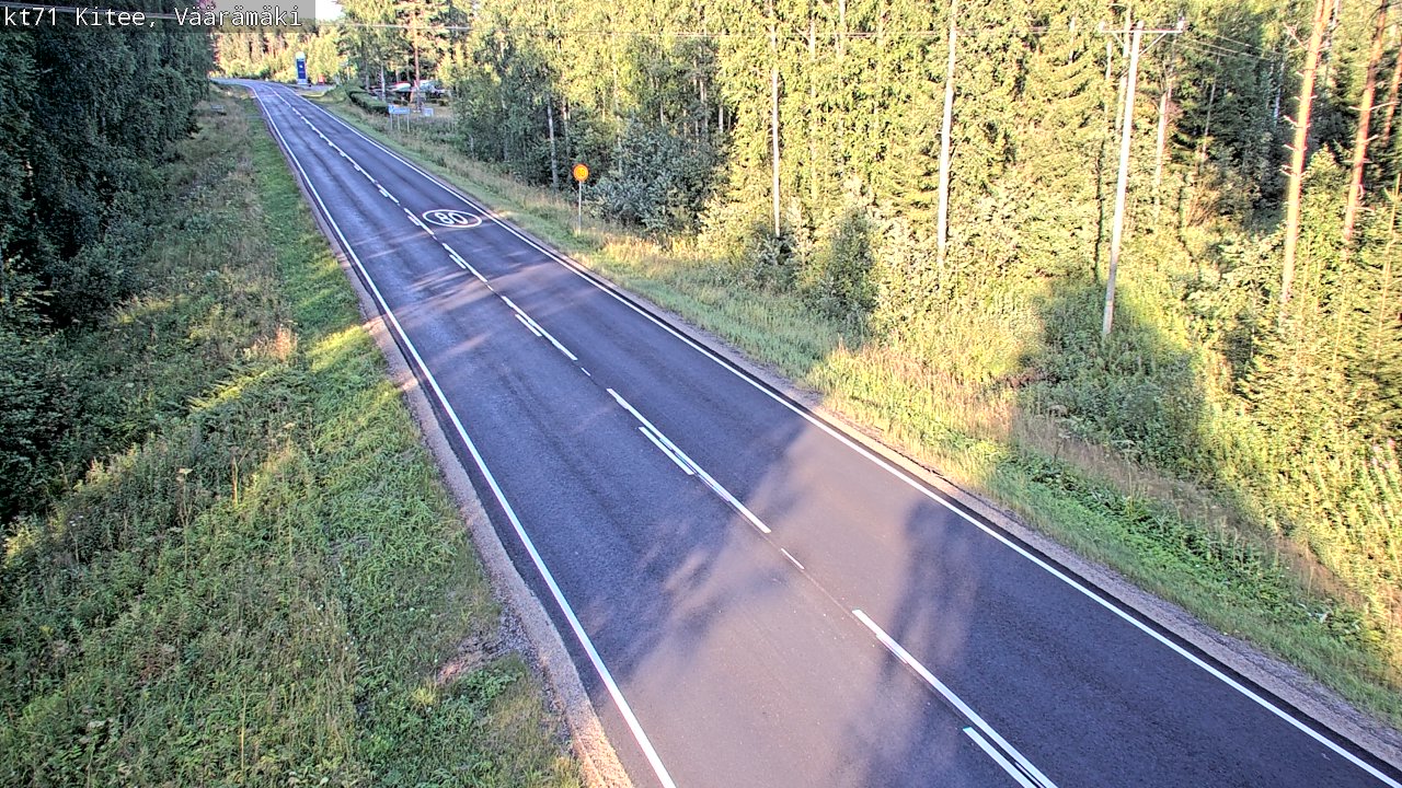 Kelikamerat Kuva Tie 71 Kitee, Väärämäki, Kitee, Pohjois-Karjala