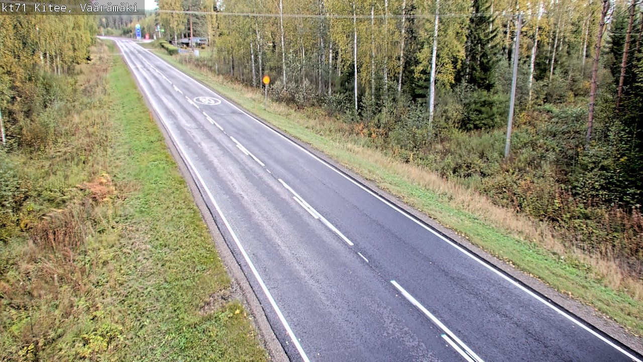 Kelikamerat Kuva Tie 71 Kitee, Väärämäki, Kitee, Pohjois-Karjala
