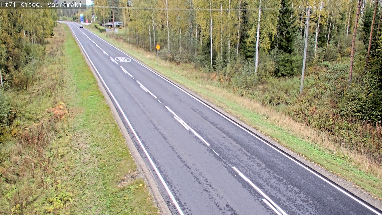 Kelikamerat Kuva Tie 71 Kitee, Väärämäki, Kitee, Pohjois-Karjala