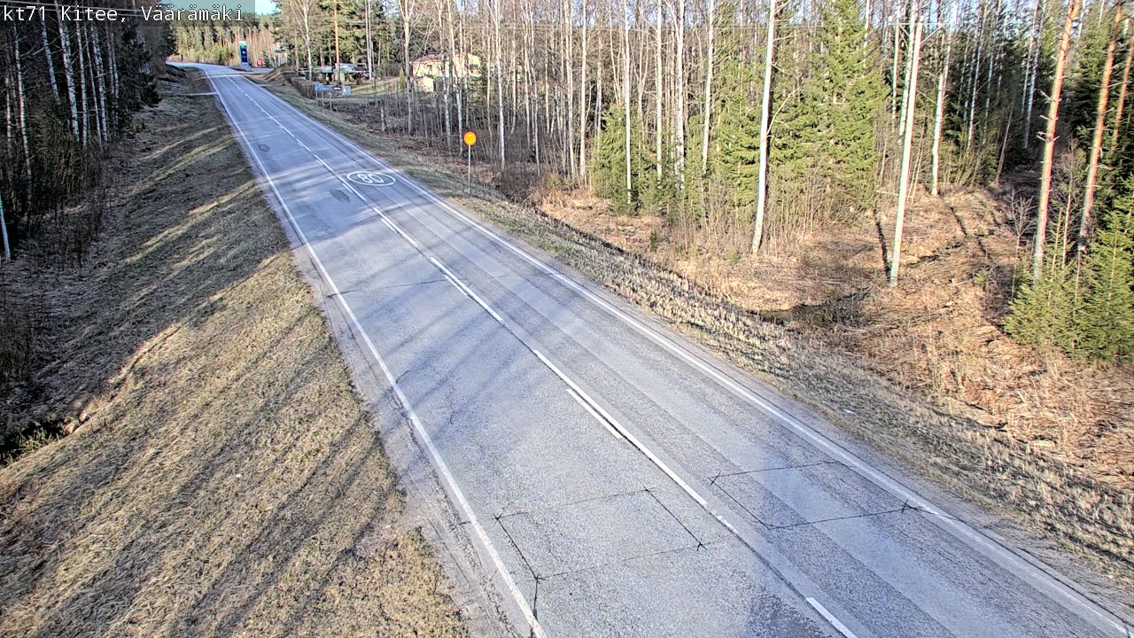 Kelikamerat Kuva Tie 71 Kitee, Väärämäki, Kitee, Pohjois-Karjala