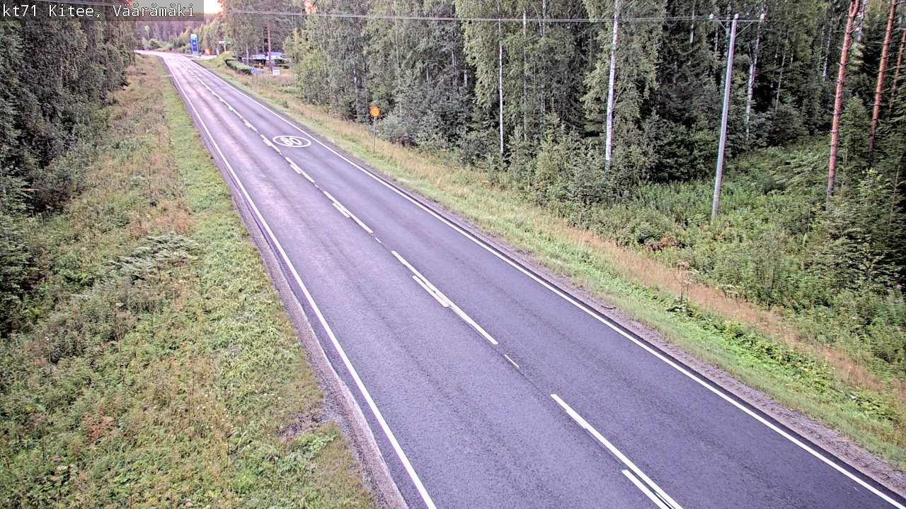 Kelikamerat Kuva Tie 71 Kitee, Väärämäki, Kitee, Pohjois-Karjala