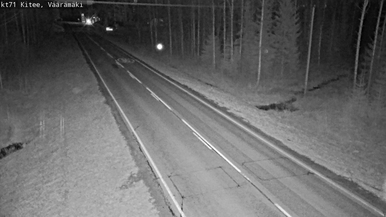 Weather Camera Image Väg 71 Väärämäki, Kitee, Pohjois-Karjala
