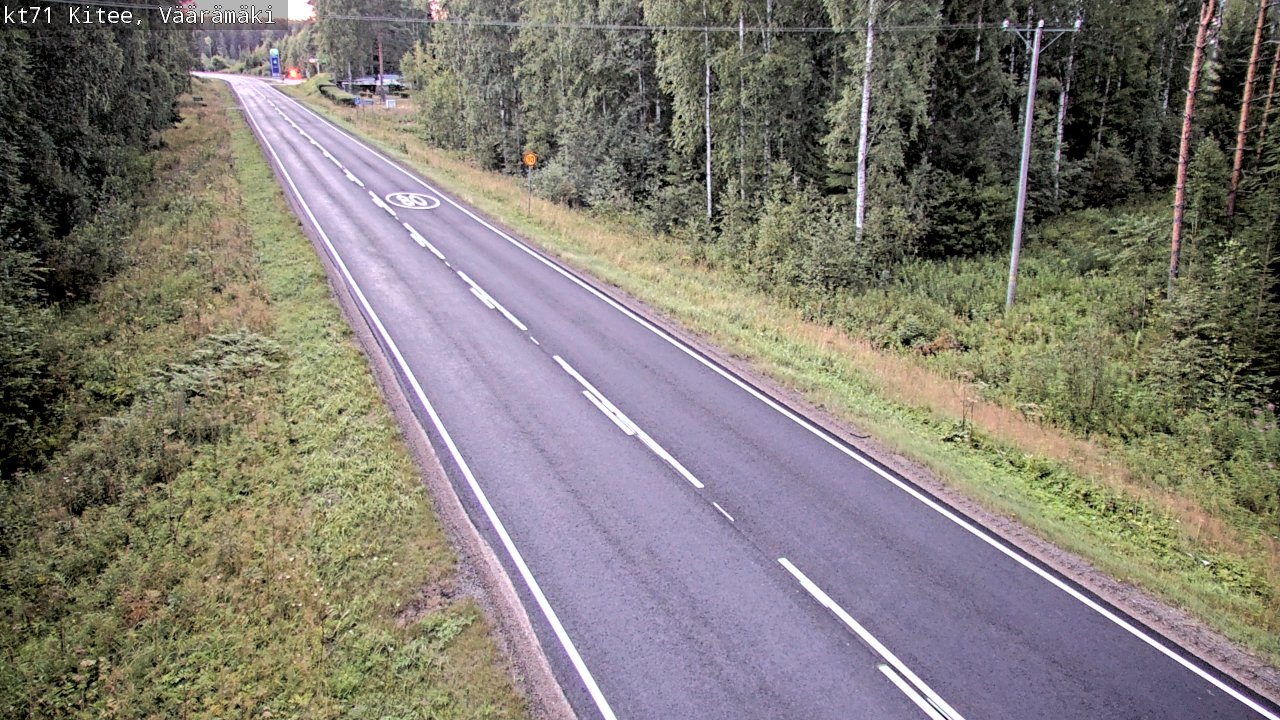 Kelikamerat Kuva Tie 71 Kitee, Väärämäki, Kitee, Pohjois-Karjala