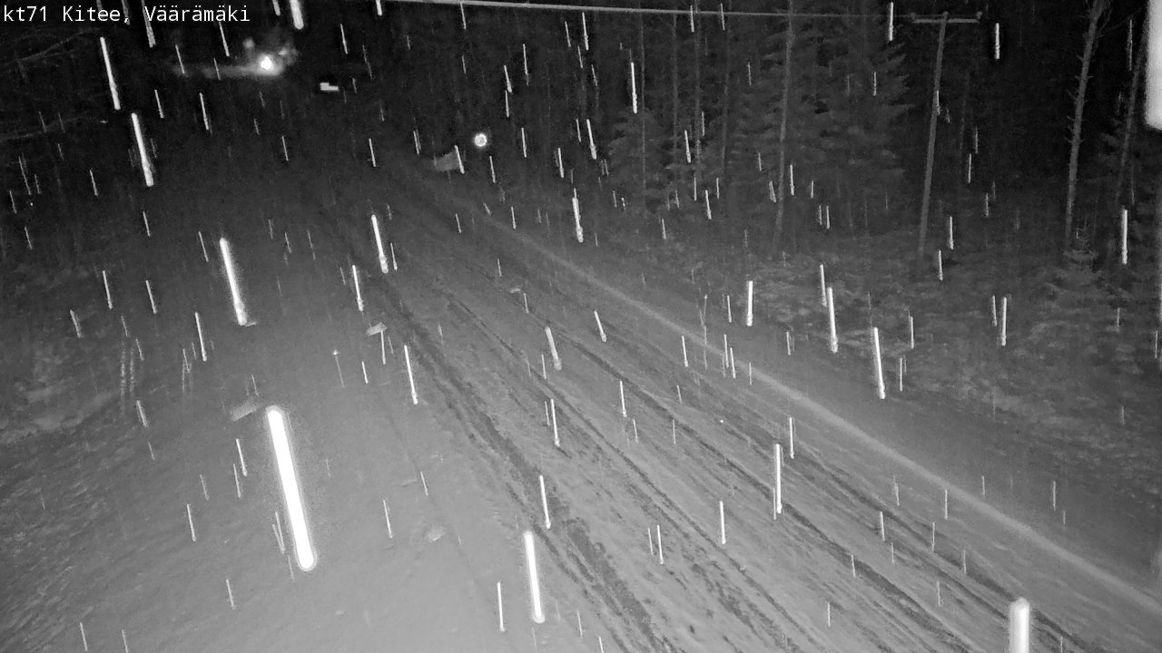 Kelikamerat Kuva Tie 71 Kitee, Väärämäki, Kitee, Pohjois-Karjala