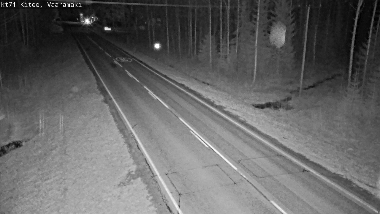Weather Camera Image Väg 71 Väärämäki, Kitee, Pohjois-Karjala