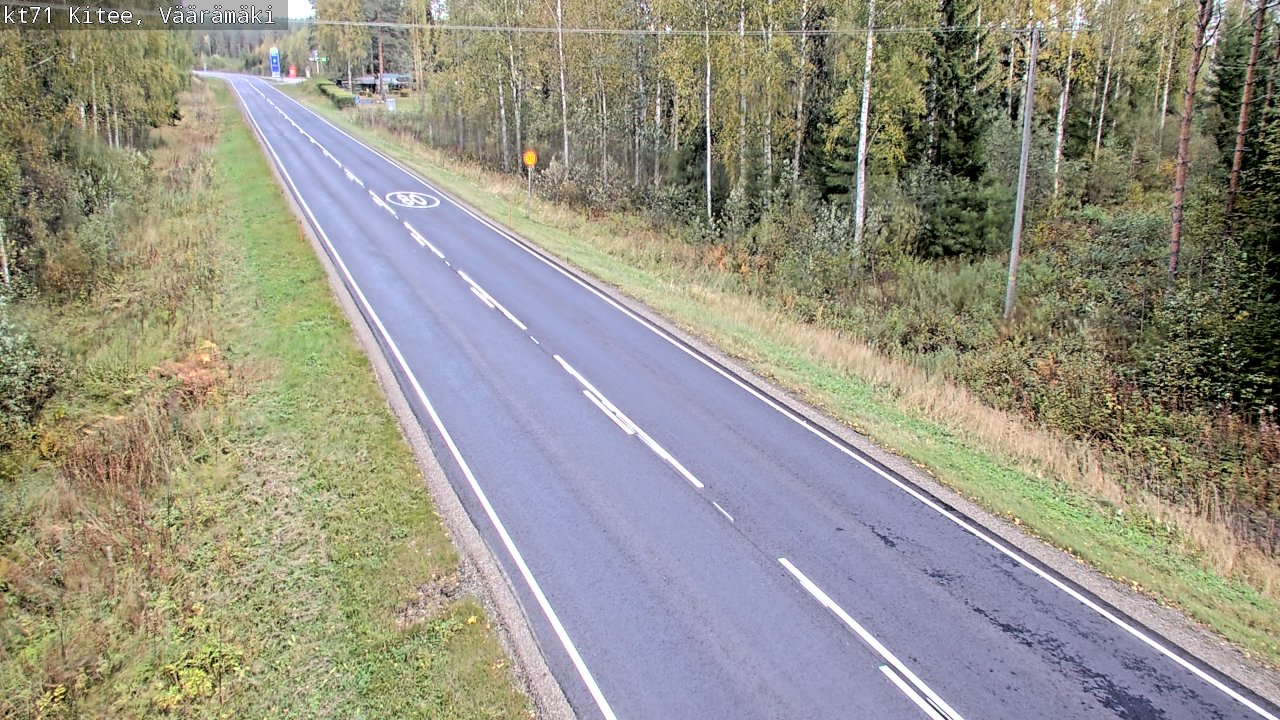 Kelikamerat Kuva Tie 71 Kitee, Väärämäki, Kitee, Pohjois-Karjala