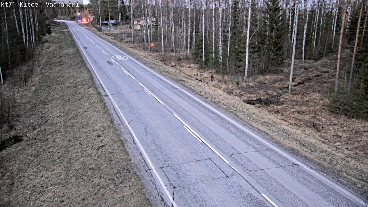 Kelikamerat Kuva Tie 71 Kitee, Väärämäki, Kitee, Pohjois-Karjala