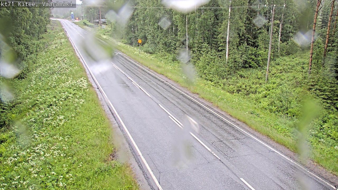 Kelikamerat Kuva Tie 71 Kitee, Väärämäki, Kitee, Pohjois-Karjala