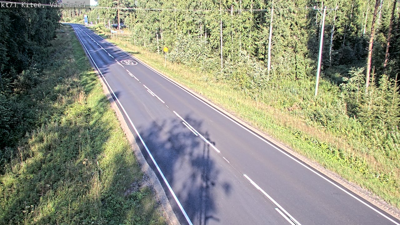 Kelikamerat Kuva Tie 71 Kitee, Väärämäki, Kitee, Pohjois-Karjala