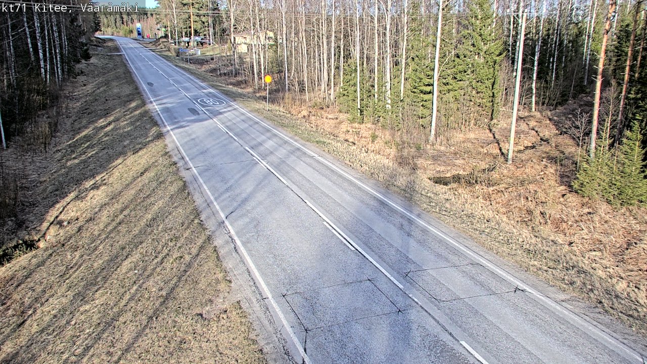 Kelikamerat Kuva Tie 71 Kitee, Väärämäki, Kitee, Pohjois-Karjala