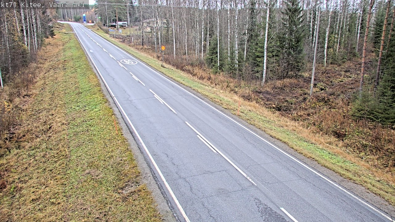 Kelikamerat Kuva Tie 71 Kitee, Väärämäki, Kitee, Pohjois-Karjala