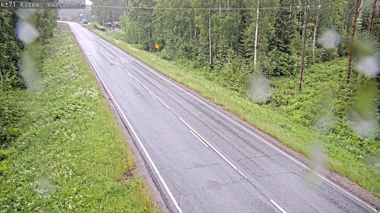 Kelikamerat Kuva Tie 71 Kitee, Väärämäki, Kitee, Pohjois-Karjala