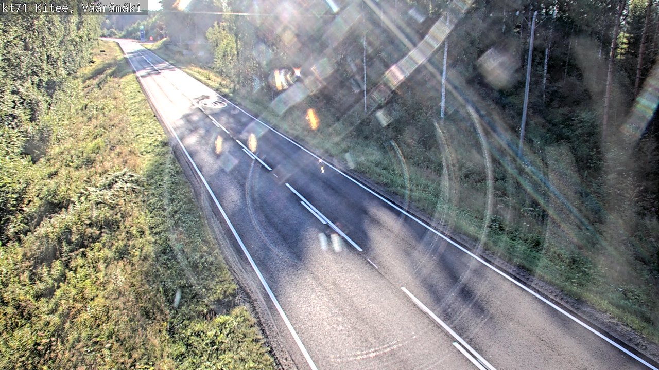 Weather Camera Image Road 71 Väärämäki, Kitee, Pohjois-Karjala