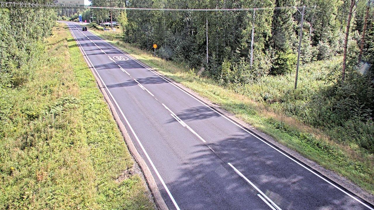 Weather Camera Image Road 71 Väärämäki, Kitee, Pohjois-Karjala
