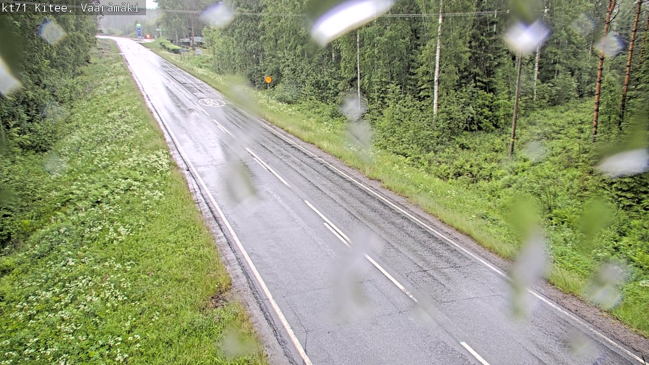Kelikamerat Kuva Tie 71 Kitee, Väärämäki, Kitee, Pohjois-Karjala