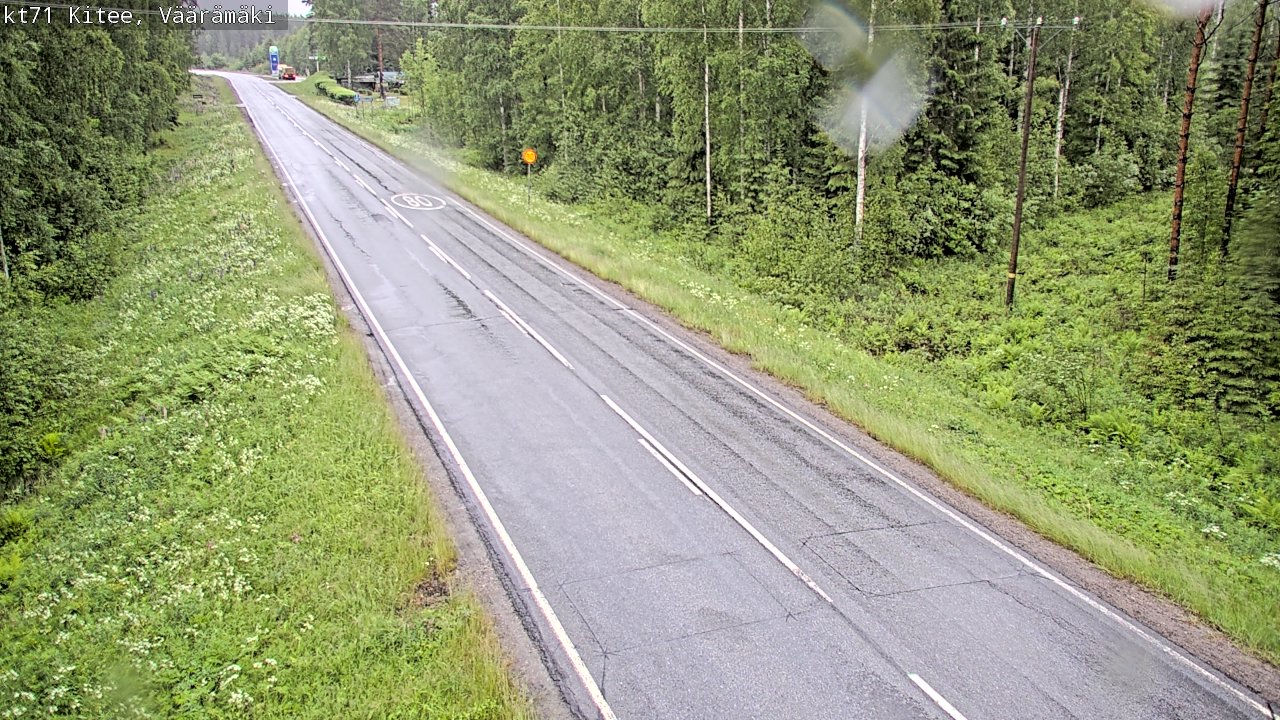Kelikamerat Kuva Tie 71 Kitee, Väärämäki, Kitee, Pohjois-Karjala
